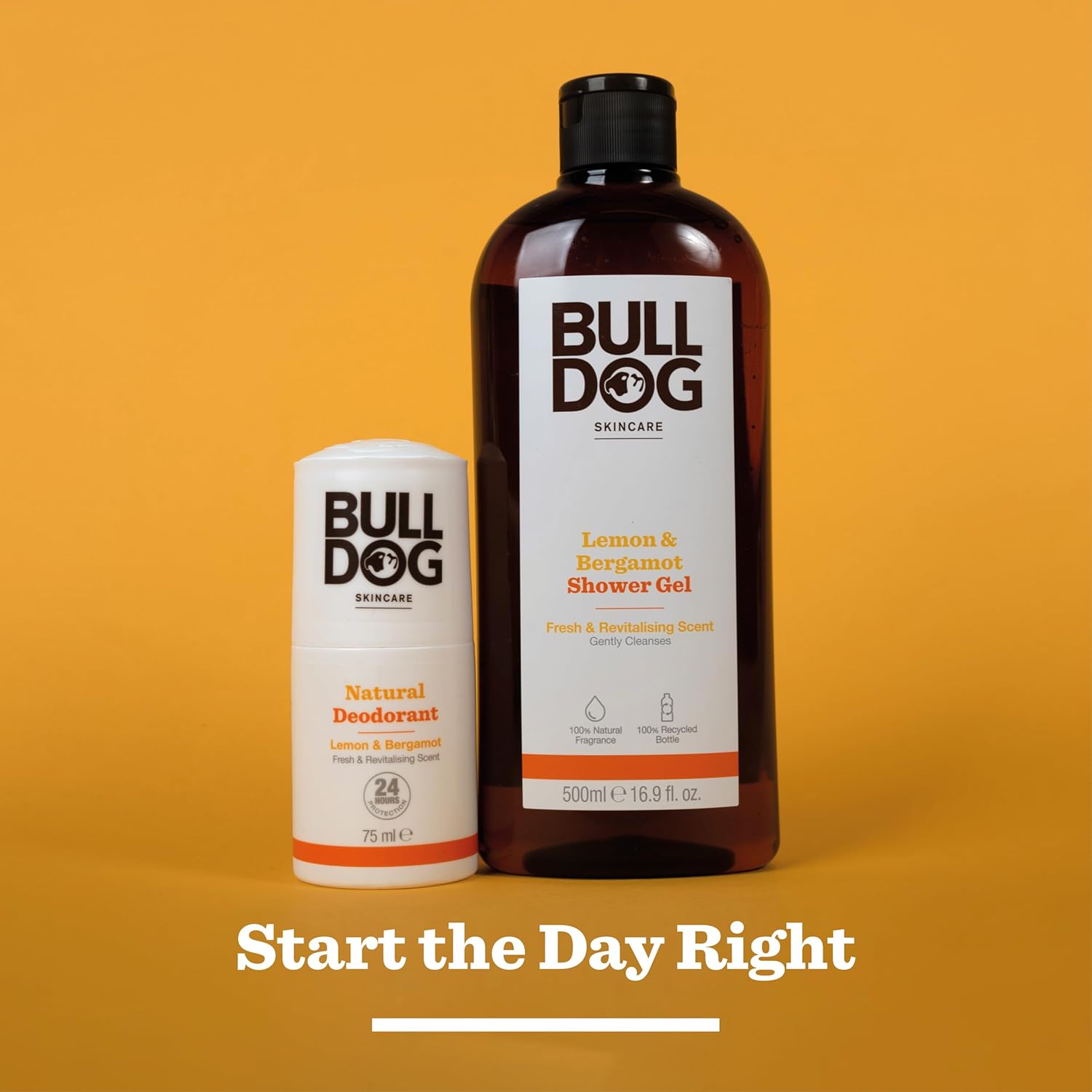 Bulldog Skincare Lemon & Bergamot Shower Gel for Men, Natural, Refreshing Men's Shower Gel, 500 ml : Amazon.co.uk: Beauty