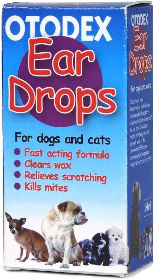 3X (Otodex) Veterinary Ear Drops 14Ml