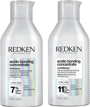 Redken Acidic Bonding Concentrate Shampoo 300Ml And Conditioner 300Ml Duo