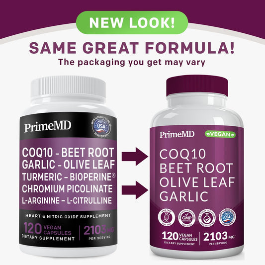 26-In-1 Nitric Oxide Supplement - Blood Pressure Supplements For Heart Health With Coq 10, Organic Beet Root Powder, Olive Leaf Extract, Hawthorn Berry And Garlic Supplements With 2103Mg Per Serving