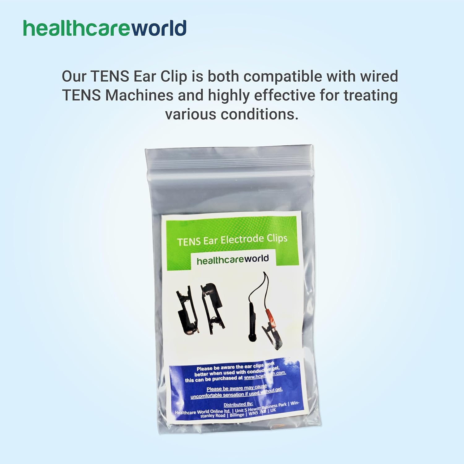 TENS Ear Clip Electrodes for Use with TENS Machines - One Pair : Amazon.co.uk: Health & Personal Care