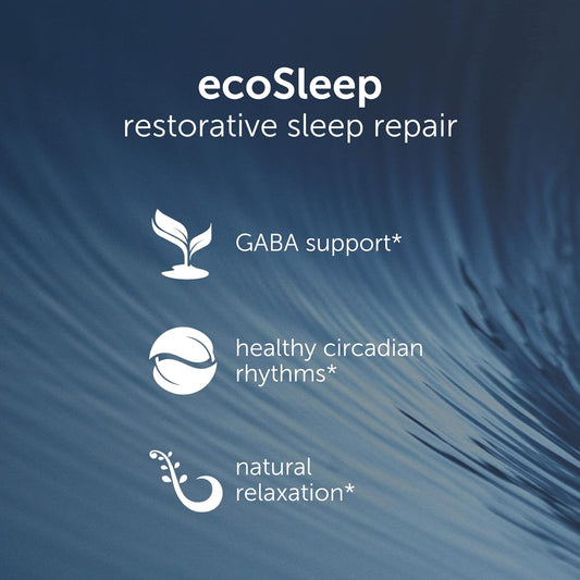 Econugenics - Ecosleep - 60 Capsules - Professionally Formulated To Support Healthy Circadian Rhythm & Deep, Sleep - Safe, Natural & Effective