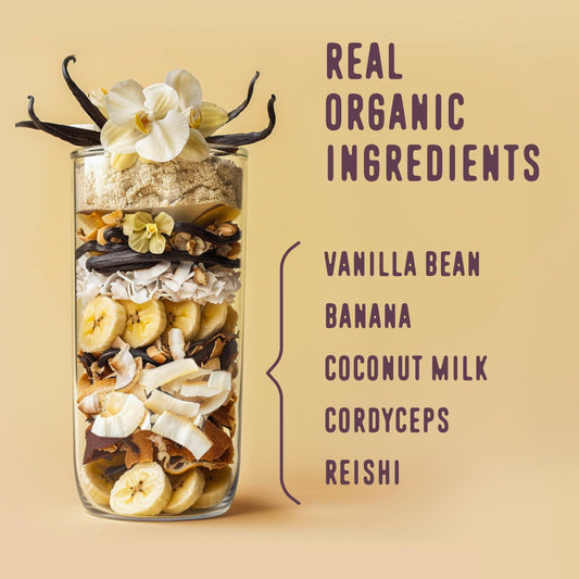 Flavcity Grass Fed Whey Protein Powder - Vanilla Smoothie - 25G Protein & 10G Collagen - Made With Real Vanilla Bean & Organic Coconut Milk - Gluten Free & No Added Sugars (20 Servings)