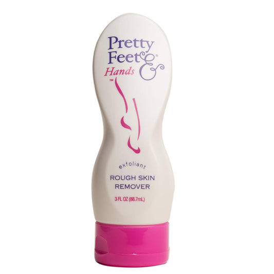 Pretty Feet & Hands Exfoliant Bundle With Freeman Flirty Feet Coconut & Aloe Instant Peeling Foot Spray, 3 Fluid Ounce & 4 Fl.Oz./ 118 Ml Bottle