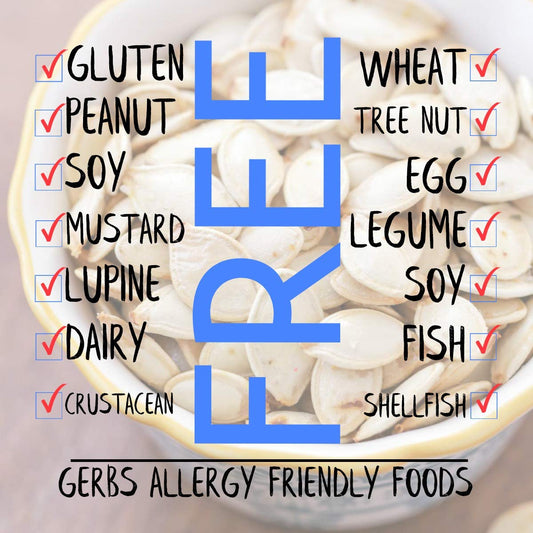 Jumbo Raw Pumpkin Seeds In Shell By Gerbs - 2 Lbs - Top 11 Food Allergen Free & Non Gmo - Vegan & Kosher - Premium Giant Size Whole Pepitas – Cog Usa