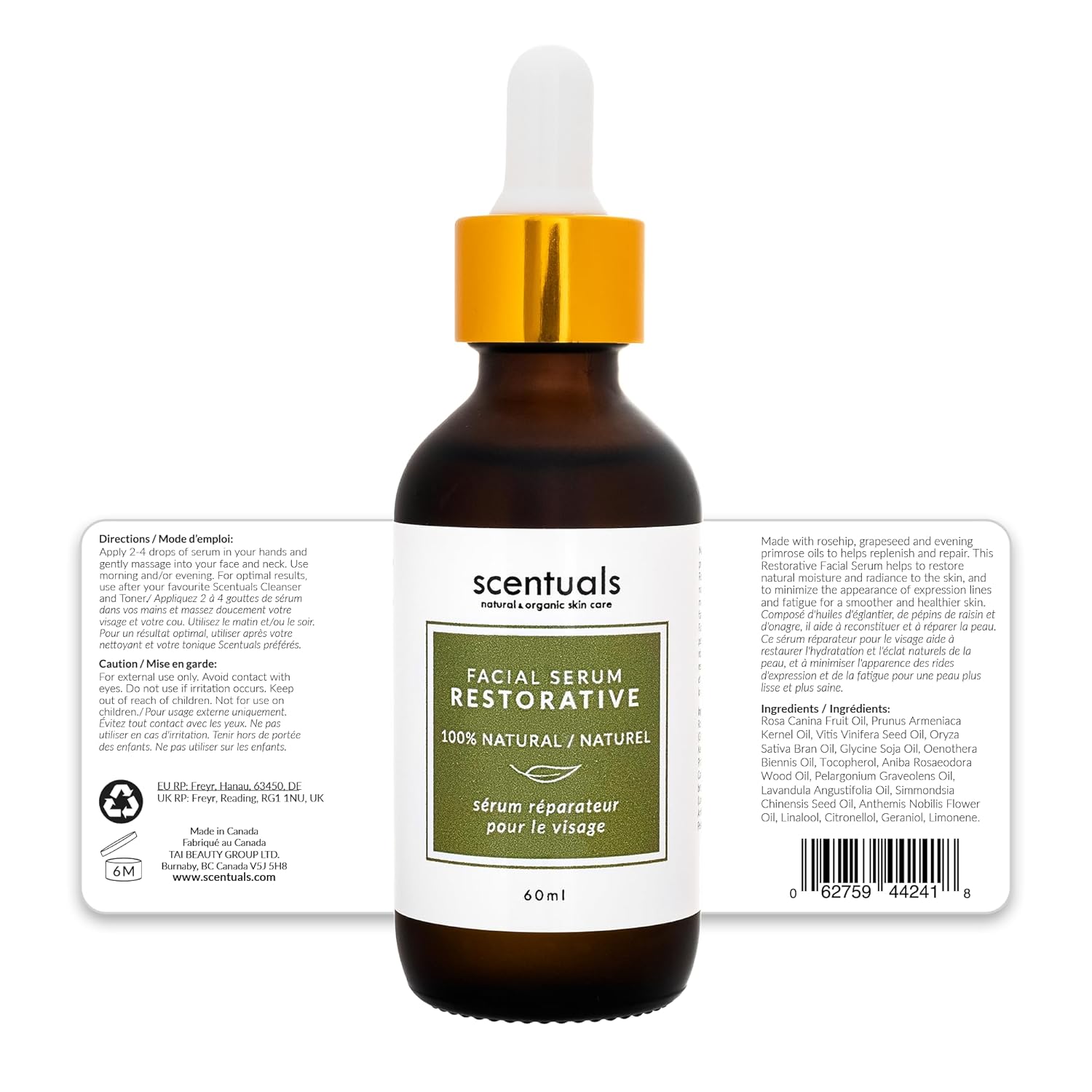 Restorative Facial Serum β Moisturizing & Revitalizing Face Serum. 60Ml / 2 Fl.Oz : Beauty & Personal Care
