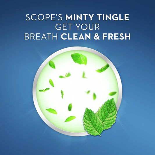 Crest Scope Formula Classic Mouthwash, Original, 33.8 Fl Oz