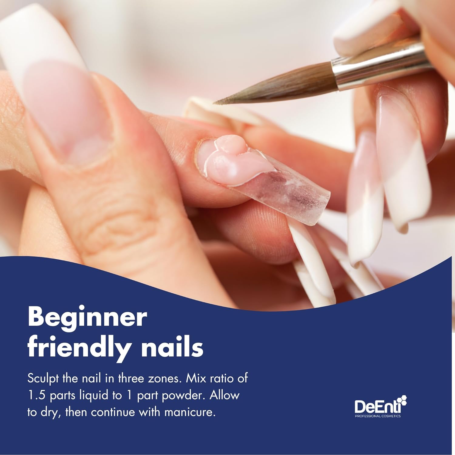 DeEnti Nomma Plus Professional Liquid Monomer, EMA Nail Liquid for Acrylic Powder, Non-Yellowing Monomer Acrylic Nail Liquid, 8oz Bottle, Professional Salon Quality Manicure and Pedicure Supplies : Beauty & Personal Care