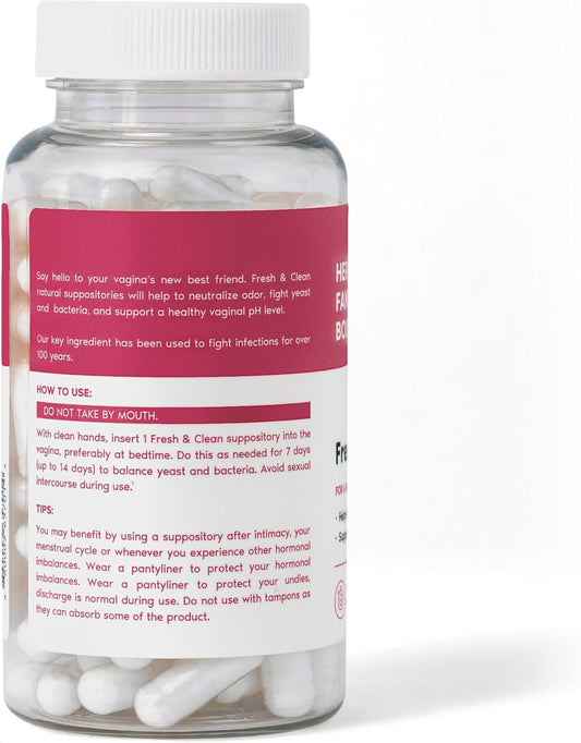 | Fresh & Clean Ph Restore Vaginal Suppositories - Natural Vaginal Health Support