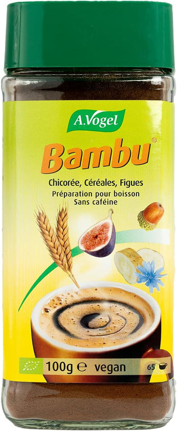 A.Vogel Bambu Fruit & Grain Coffee Substitute | Caffeine-Free | Organically Grown Natural Ingredients | 65 Servings | 100G