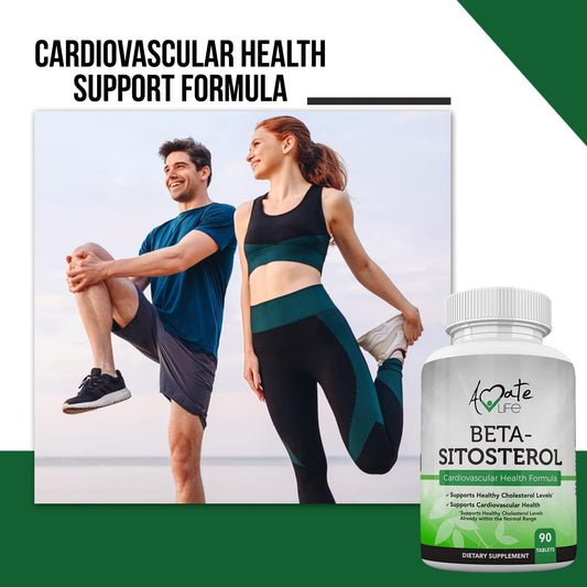 Amate Life Beta Sitosterol Supplement - 500Mg - Beta Sitosterol Capsules For Men & Women