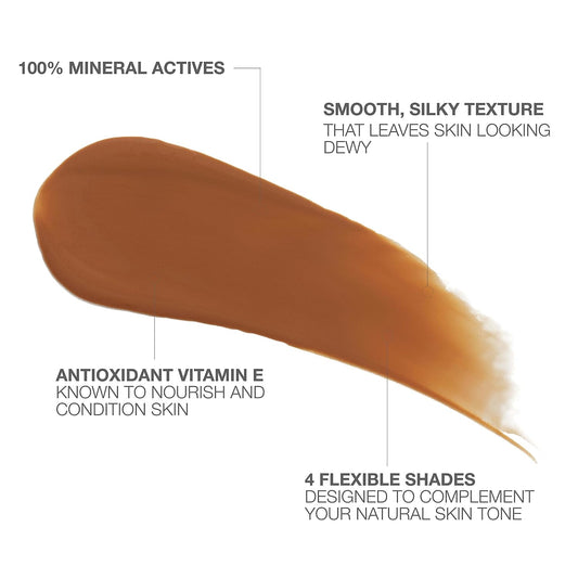 Neutrogena Purescreen+ Tinted Sunscreen For Face With Spf 30, Broad Spectrum Mineral Sunscreen With Zinc Oxide And Vitamin E, Water Resistant, Fragrance Free, Deep, 1.1 Fl Oz