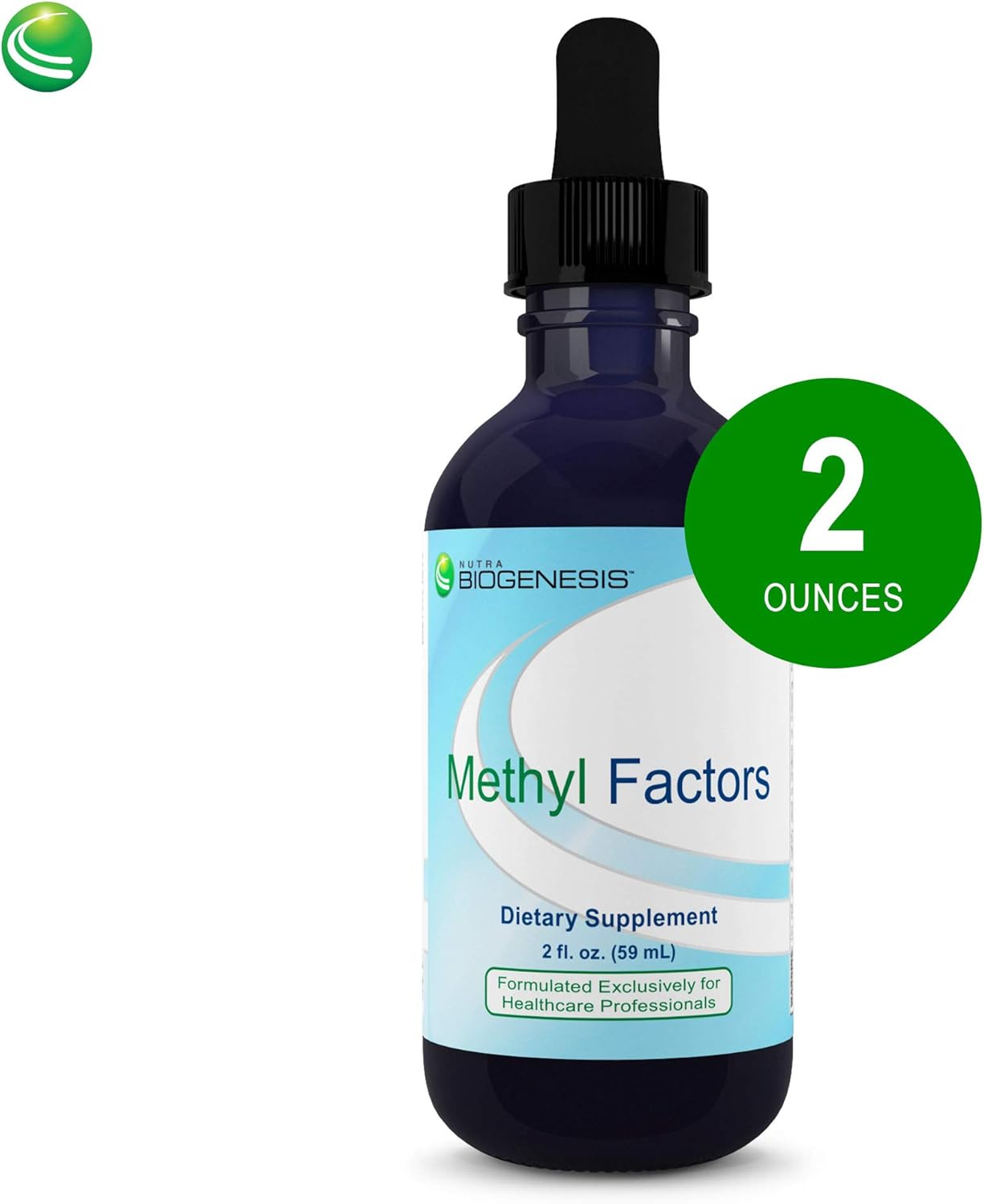 Nutra Biogenesis Methyl Factors - Vitamin B12 Drops, Methylfolate Drops, Sublingual Liquid For Women & Men, B Complex With Folic Acid For Kids & Adults, Energy Supplement, Sugar Free - 2 Fl Oz : Health & Household