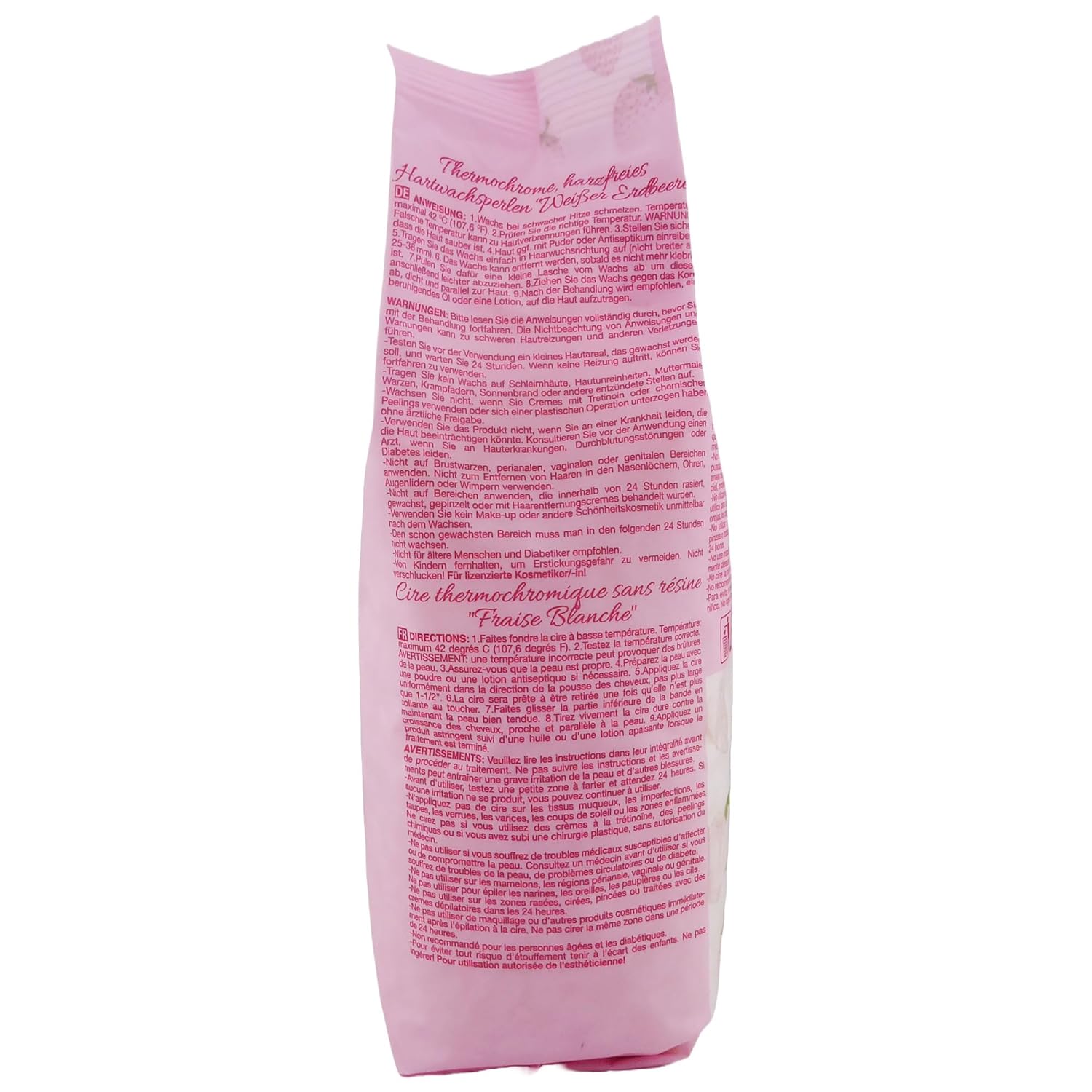 Waxness White Strawberry Thermochromic Rosin Free Hard Wax 2.2 Lb / 1 Kg : Beauty & Personal Care