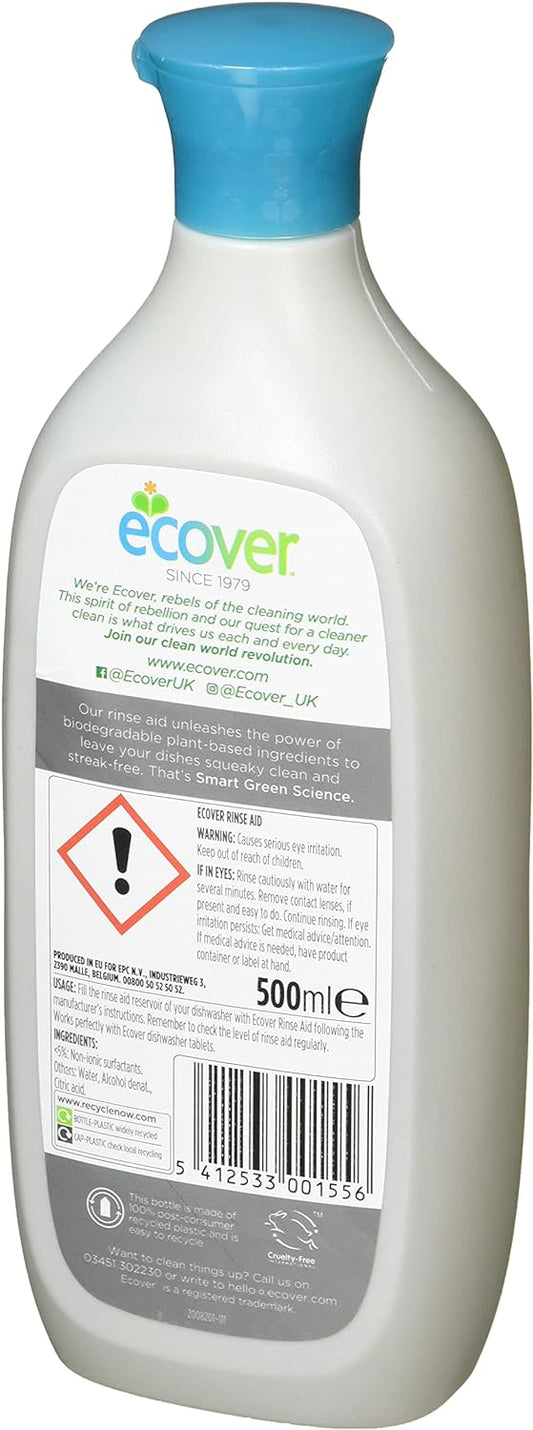 Ecover 1002053 Rinse Aid, 500Ml