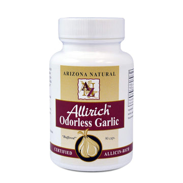 Arizona Natural Products Allirich Odorless Garlic 90 Capsules