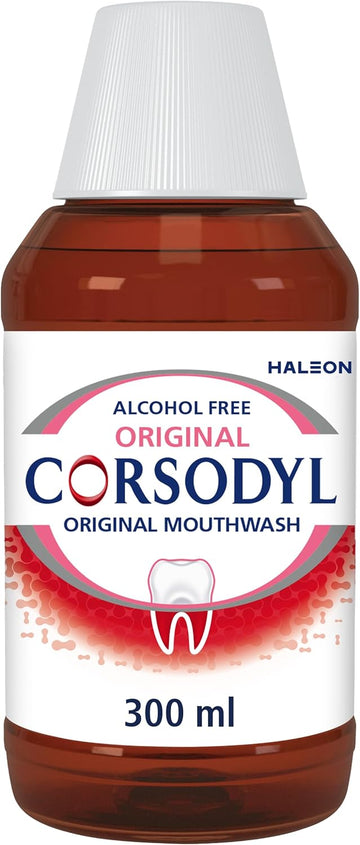 Prevents Gum Disease & Bleeding Gum Treatment, Antibacterial Mouthwash, Original Alcohol Free, 300 Ml