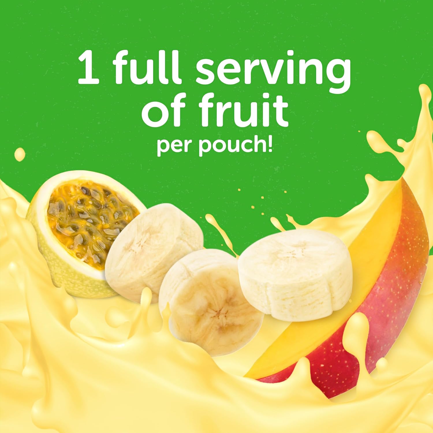Beech-Nut Toddler Smoothies with Prebiotics, Banana Mango Passion Fruit & Yogurt Baby & Toddler Food Pouches, 3.5 oz (12 Pack) : Everything Else