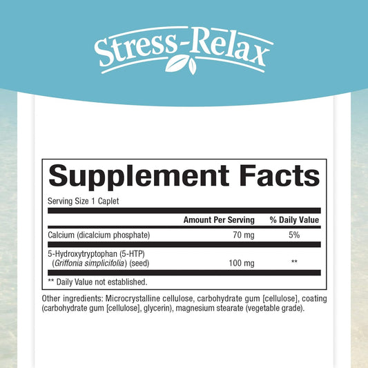Natural Factors, Stress-Relax 5-Htp 100 Mg, Pharmaceutical-Grade Supplement, Supports Sleep & Emotional Well-Being, 120 Count (Pack Of 1)