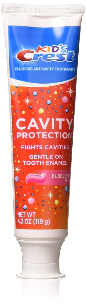 Crest Kid'S Crest Cavity Protection Toothpaste Gel Formula, Bubblegum, 4.2 Ounce (Pack Of 3)
