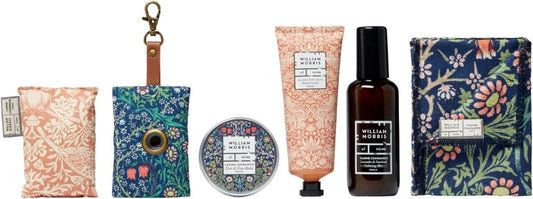 William Morris Hand Cream 100Ml, Hand Warmer, Poo Bag, Paw Cloth, Paw Balm 45G, Calming Mist 150Ml, Fragrance Free, Shea Butter, Gift For Dog Lovers, Travel Size, Vegan And Cruelty Free