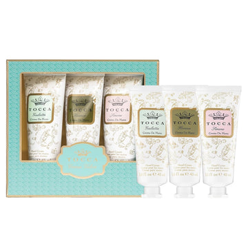 Tocca Garden Hand Cream Set Of 3 ($36 Value) - 45Ml (1.5 Fl Oz) Each - Crema Veloca Trio Includes Giulietta, Florence & Simone