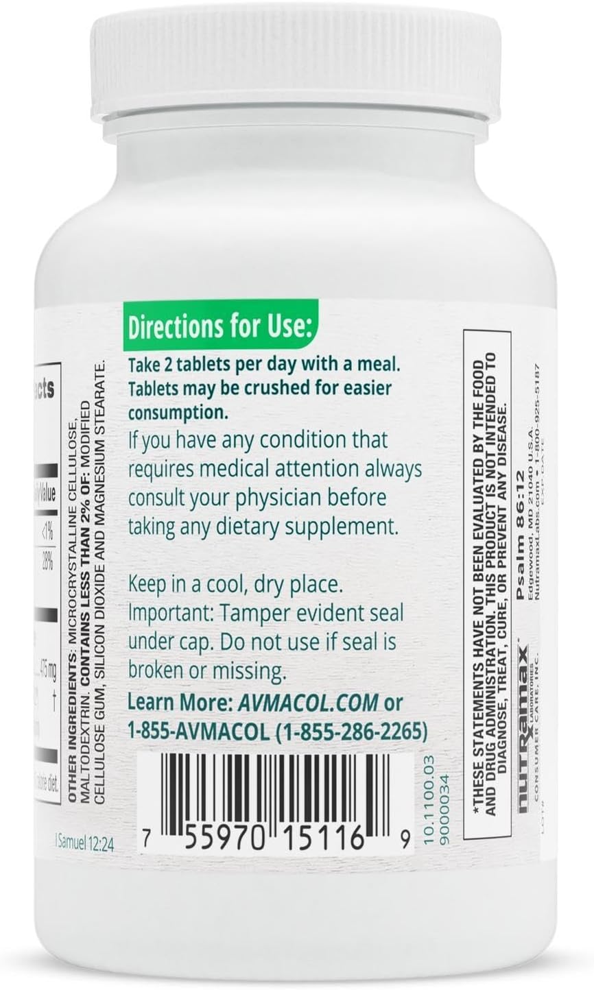 Nutramax Avmacol #1 Researched Sulforaphane Producing Brand, Nutramax Laboratories Consumer Care Supplement For Detoxification, Antioxidant Support And Overall Wellness, 60 Tablets : Health & Household