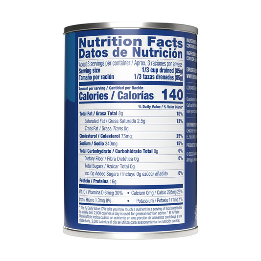 Chicken Of The Sea Chub Mackerel Wild Caught, High In Calcium, 15-Ounce Can (Pack Of 1)