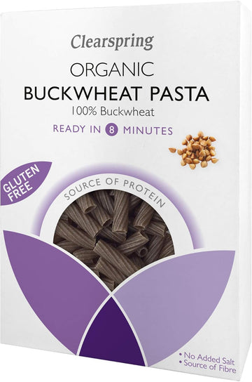 Clearspring Organic Gluten Free Pasta (Buckwheat Pasta - Tortiglioni) : Amazon.co.uk: Grocery