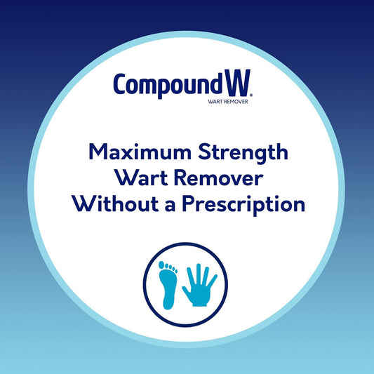 Compound W Total Care Wart Remover With Proheal Cream For Skin - 0.25 Oz And Maximum Strength Fast Acting Salicylic Acid Gel - 0.25 Oz
