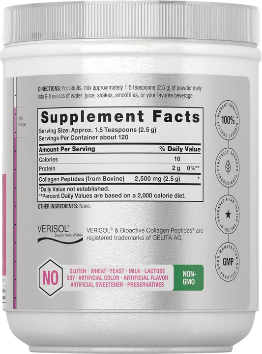 Horbäach Skin Rejuvenator With Verisol 10.58 Oz | Bioactive Collagen Peptide Powder | Types I And Iii | Non Gmo, Gluten Free Supplement