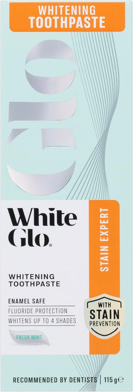 White Glo Stain Expert Toothpaste 115G