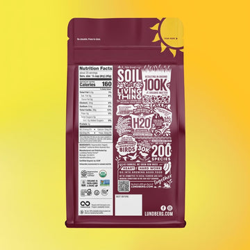 Lundberg White Arborio Rice - Short-Grain White Rice, Creamy Texture For Making Risotto, Rice Pudding, Healthy Food Recipes, Vegan Food, Gluten-Free Rice Grown In California, 32 Oz