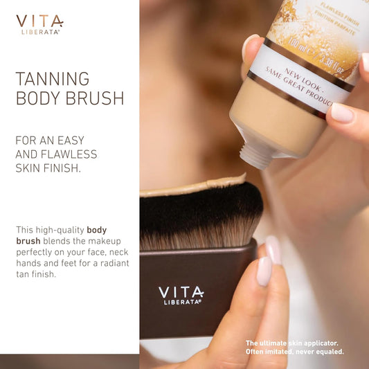 Vita Liberata Self Tanner Body Brush - Designed For Self Tanner & Body Makeup Use, Streak Free Blended Application, Reusable & Easy To Wash, Vegan