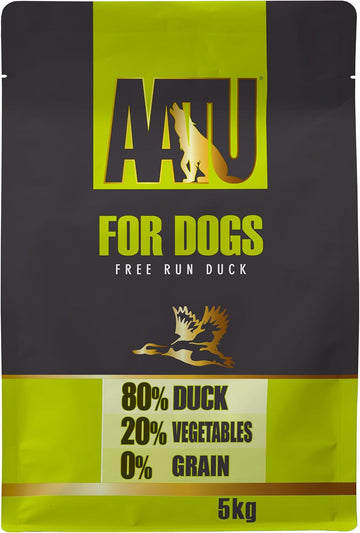 Aatu 80/20 Complete Dry Dog Food, Duck 5Kg - Dry Food Alternaitve To Raw Feeding, High Protein. No Nasties, No FillersAd5