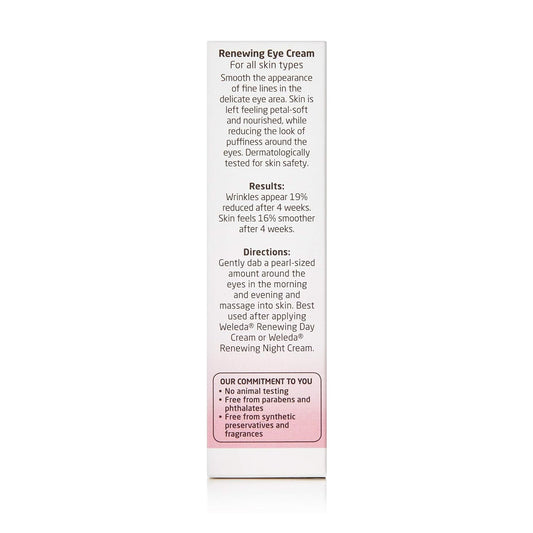 Weleda Renewing Eye Cream Fluid Ounce, 0.34 Fl Oz