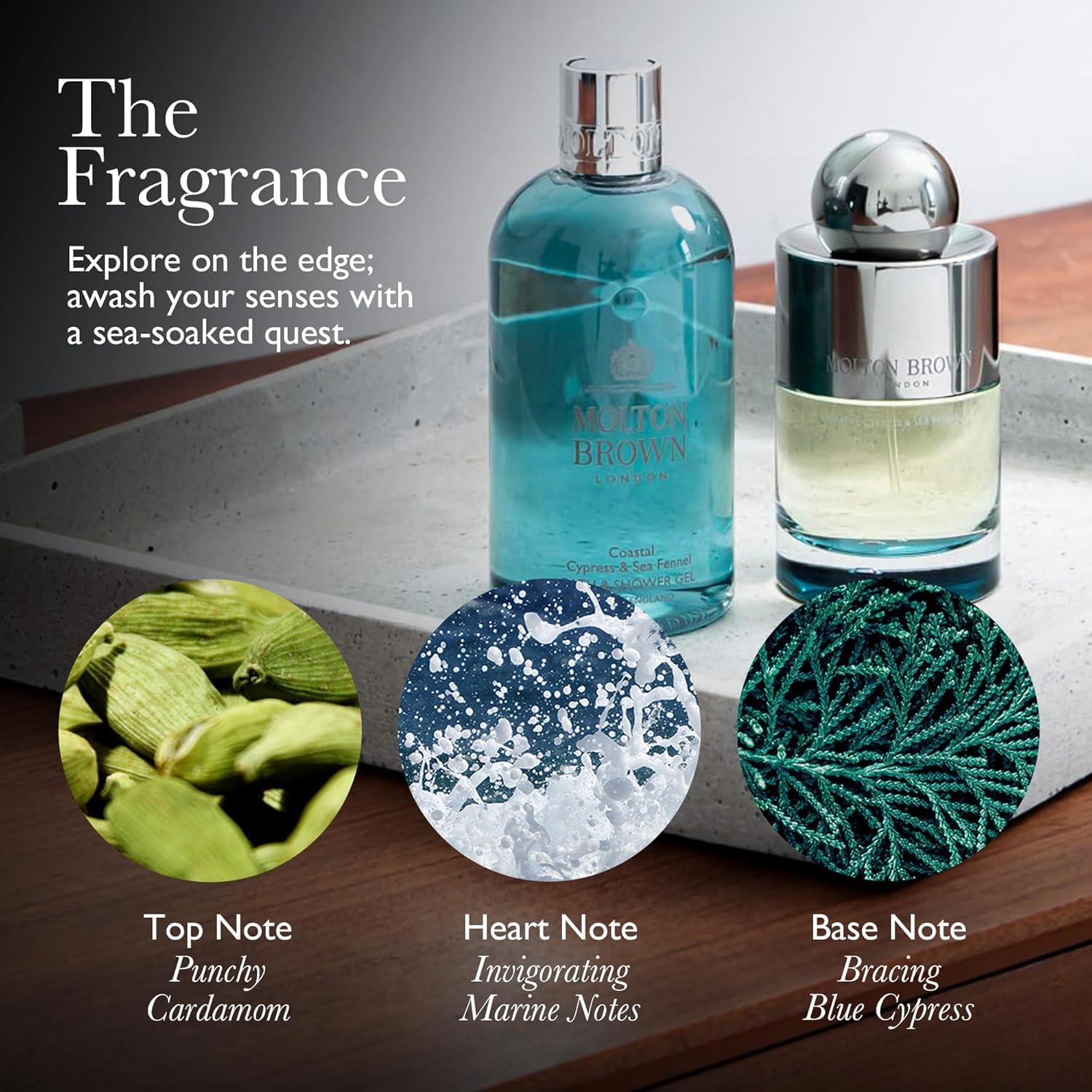 Molton Brown Coastal Cypress & Sea Fennel Travel Collection : Beauty & Personal Care