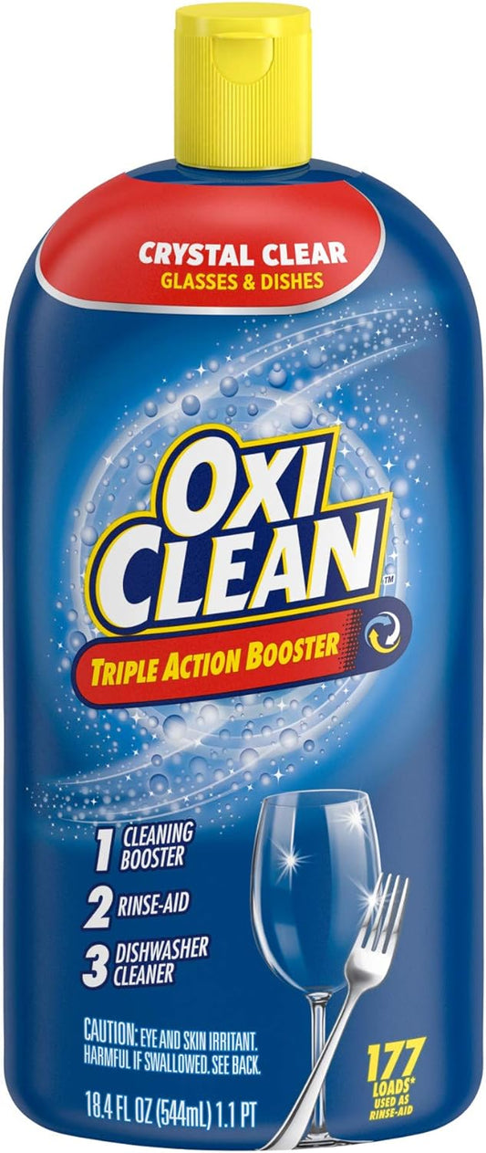 Oxiclean Triple Action Dishwashing Booster, 18.4 Oz