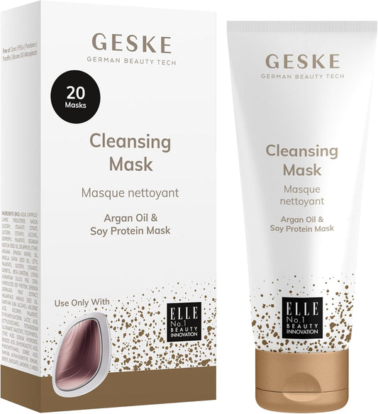 GESKE | Cleansing Mask | Simply apply with the GESKE Sonic Warm and Cool Mask | Purifying skincare mask | Face masks for women and men | Vegan formula without animal testing : Amazon.co.uk: Beauty