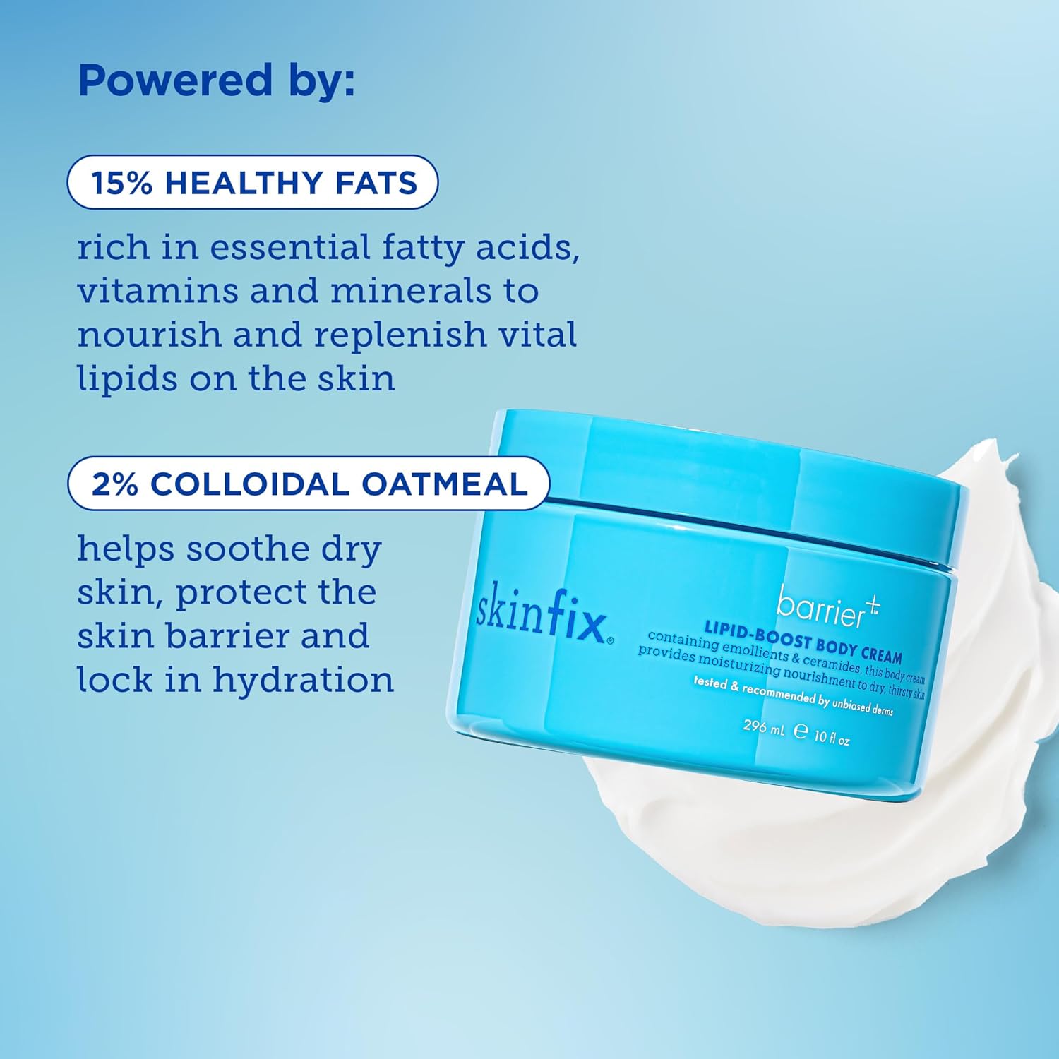 Skinfix Barrier+ Lipid-Boost Body Cream: Daily, All-Over Vegan Body Cream That Nourishes Skin & Is Clinically Proven To Increase Hydration, 10 Fl Oz : Beauty & Personal Care