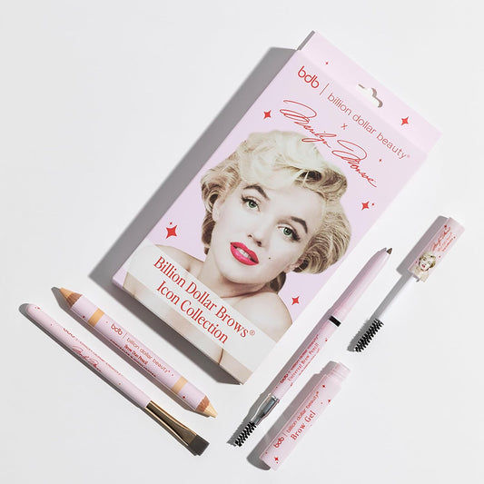 Billion Dollar Brows Best Sellers Kit, Includes Universal Brow Pencil, Brow Duo Pencil, Brow Gel And Smudge Brush For Perfectly Defined Brows