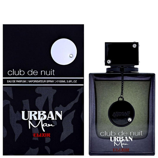 Armaf Club De Nuit Urban Man Elixir For Men Eau De Parfum Spray, 3.6 Ounce