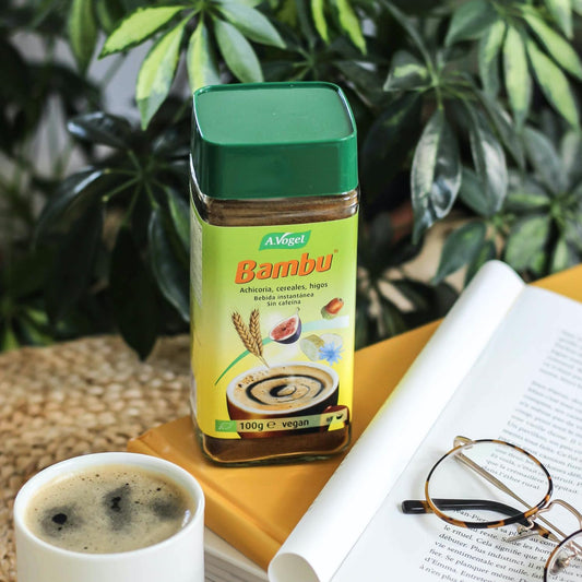 A.Vogel Bambu Fruit & Grain Coffee Substitute | Caffeine-Free | Organically Grown Natural Ingredients | 65 Servings | 100G