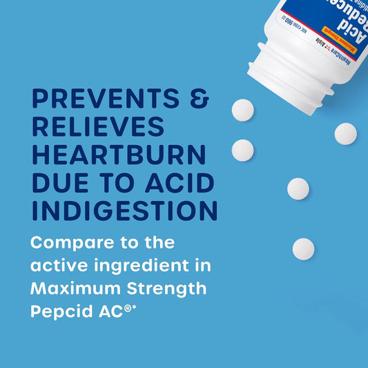 Healthcareaisle Famotidine 20 Mg  65 Tablets  Maximum Strength Acid Reducer  Prevents And Relieves Heartburn Due To Acid Indigestion