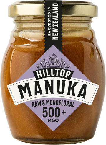 Hilltop Honey - Manuka Mgo 500+ - Monofloral - New Zealand - 225G
