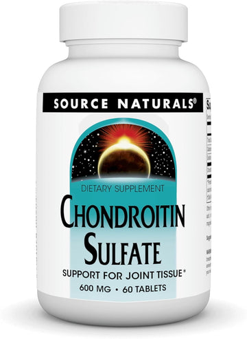 Source Naturals Chondroitin Sulfate, Support For Joint Tissue, 600Mg - 60 Tablets