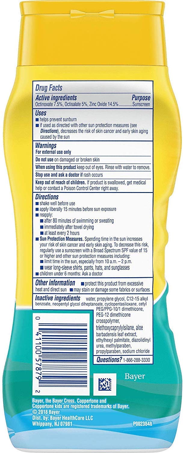 Coppertone Kids Tear Free Sunscreen Lotion (Pack Of 2)