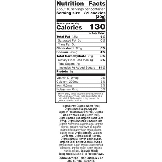 Annie'S Organic Friends Bunny Grahams, Chocolate Chip, Chocolate, And Honey Baked Graham Snacks, 11.25 Oz