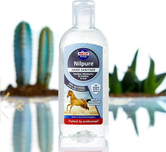 Nilco Nilpure Moisturising Fragranced Wild Stallion Scented Hospital Grade Hand Sanitiser - 100Ml