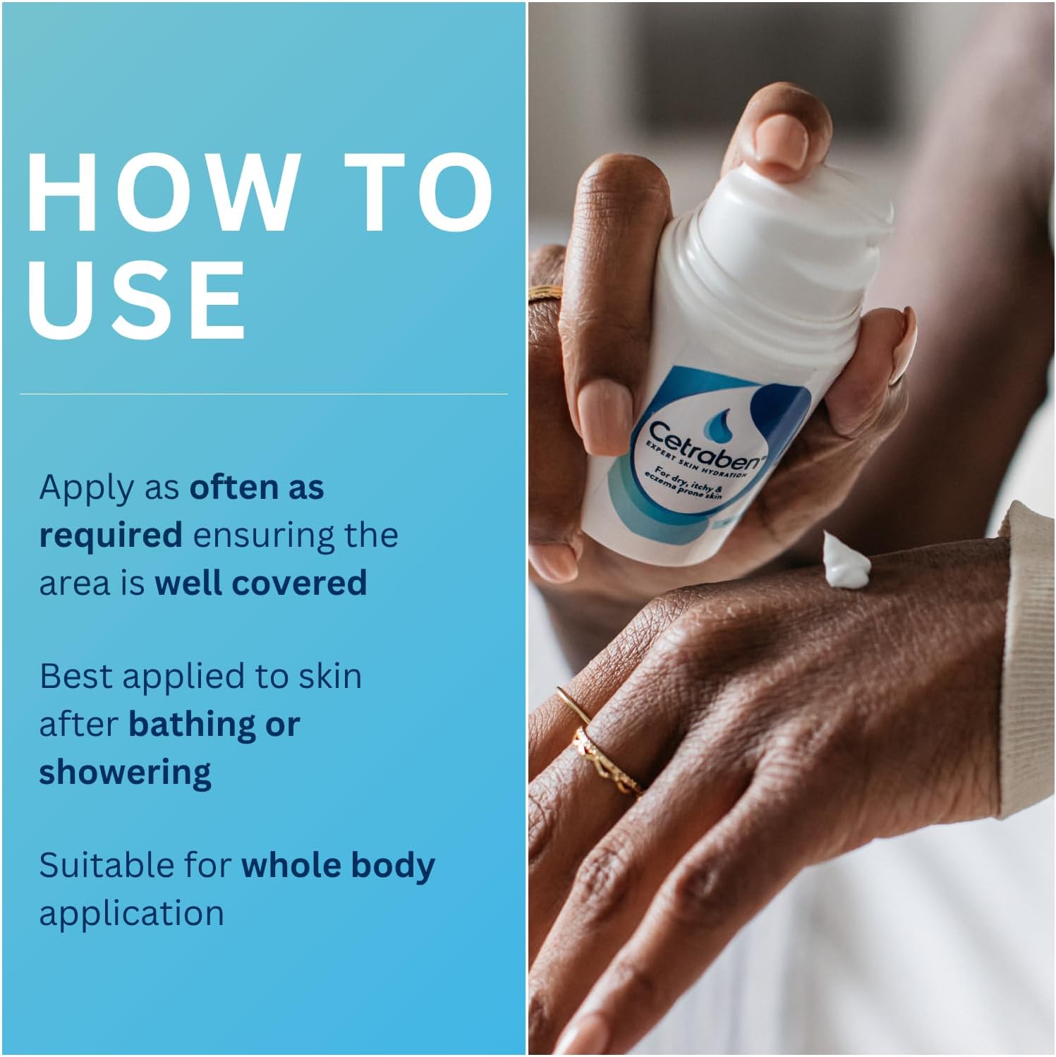 Cetraben Moisturising Cream, For Dry, Itchy, Sensitive & Eczema-Prone Skin, Soothe, Moisturise, Hydrate, & Protect, Dermatological Moisturiser,Daily Use on the Body, Fragrance Free, 1 x 50ml : Amazon.co.uk: Beauty